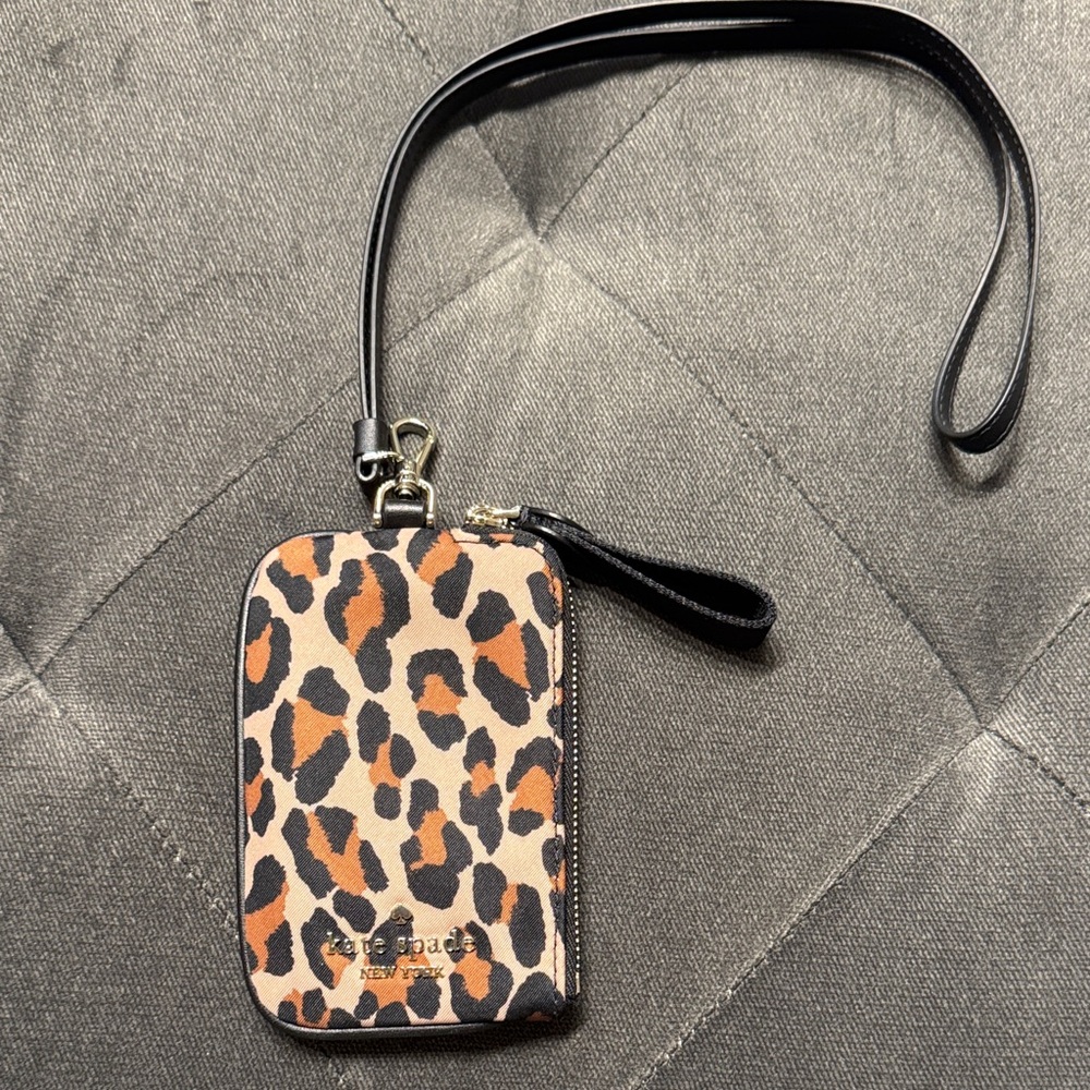 Kate Spade ID case with Black Strap